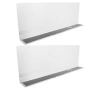 WESIEVYA 2 Piezas Separadores de Estantes Magnéticos para Tiendas Divisores de PVC Resistentes y Duraderos para Clasificar Mercancías Supermercados y Comercios Paquete de Unidades