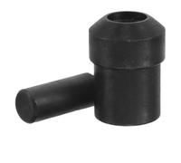 WESIEVYA 2 Piezas Troquel de Prensa Manual para Remaches de 11 Mm, Juego de Moldes de Herramienta para Perforar y Fijar Sujetadores en Cuero y Tela, Accesorios para Artesanía en Cuero, Uso