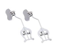 WESIEVYA 2 Pinzas Para Partituras De Trombón En Material De Hierro Plateado, Abrazadera Antideslizante Resistente Para Hojas Musicales, Accesorios Para Práctica y Uso En Marcha