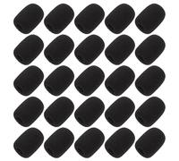 WESIEVYA 25piezas Fundas De Esponja Para Micrófonos De Clip Fundas Flexibles Prueba De Viento Protectores Para Micrófonos De Clip Accesorios Prácticos Para Minimicrófonos Estudio o Grabació