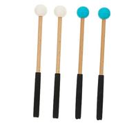 WESIEVYA 2pares Baquetas De Percusión Para Práctica De De Lengua Baquetas Ligeras Accesorios De Percusión De Batería Portátil Accesorios Para De Lengüeta