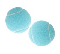 WESIEVYA 2piezas Balones De Tenis Azules Suaves De Rebote para Ejercicio De Perros Multiusos para Interior y Cancha