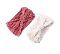 WESIEVYA 2piezas Diademas De Punto Cálidas Para Mujer Ajustables Diseño Elegante Cómodas y Prácticas