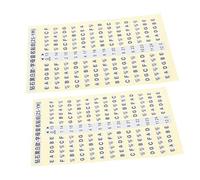 WESIEVYA 2piezas Pegatinas De Escala Para Guitarra Adhesivas y Prácticas Para Principiantes Mejora Rápida El Aprendizaje Del Diapasón Para Autodidactas