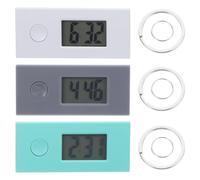 WESIEVYA 3 Relojes de Bolsillo Digitales Pequeños con Llavero Portátiles Pantalla Clara Diseño Compacto y Resistente para Estudiantes y Enfermeras Adecuado para Uso Diario y Obsequio