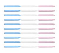 WESIEVYA 30 Palitos de Uñas de Piedra Pómez para Manicura y Pedicura, Limas para Cutículas, Herramientas de Pulido Profesional en Colores, Set de 30 Piezas para Cuidado de Uñas