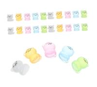 WESIEVYA 30 Piezas Figuras de Gatos Miniatura Resina Decorativas Luminosas para Escritorio Estatuillas Pequeñas para Micro Paisaje Adornos Animales Diminutos Mezcla de Colores