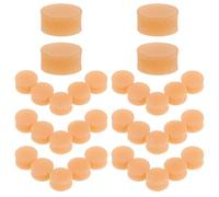 WESIEVYA 36 marcadores de traste: puntos de diapasón para guitarra, bajo, ukelele y banjo - Marcadores acrílicos de 6x3 mm, color naranja.