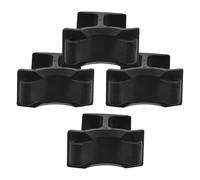 WESIEVYA 4 piezas Clips Portátiles para Silbatos de Árbitro Agarres Resistentes para Dedos Accesorios Duraderos para Deportes y Emergencias