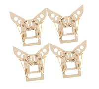 WESIEVYA 4 Piezas Juguetes de Madera para Montaje DIY Proyectos de Brazo Mecánico Educativo Puzzles de para Fiestas de Cumpleaños y Niñas