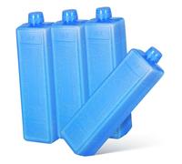 WESIEVYA 4 Piezas Unidades de Ice Plates Reutilizables para Cooler Pequeños Cold Storage Ice Packs para Transporte Cadena Fría Preservación de Alimentos y Actividades al Aire