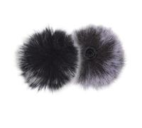WESIEVYA 4 y Protectores de Viento Peludos para Tela de Felpa Compacta y Portátil Micrófonos Inalámbricos Lavalier Mini Clip para Discursos Transmisiones Directas
