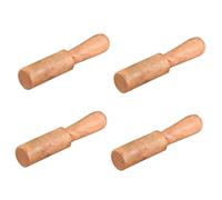 WESIEVYA 4piezas Bastones De Madera Para Cuencos De Mallet De Tazón De Nepalés Para y Relajación De Madera Natural
