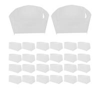 WESIEVYA 50 Piezas de Papel Pergamino Antiadherente para Moldes de Pan de Molde, Papel para Hornear Ecológico, sin Olor, Tamaño 18.4x11.3cm para Repostería Casera