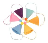 WESIEVYA 6 Piezas Sombreros Fáciles de Poner para Mascotas de Fiesta de Tela No Tejida y Antideslizantes con Cordón para Perros y Gatos en Fiestas de Cumpleaños y Eventos al Aire Libre