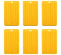 WESIEVYA 6 Tablas de Plástico para Hacer Pasta Casera y Ñoquis, Herramienta Ligera y Portátil para Cocina, Accesorio Auxiliar para Moldear Pasta y Gnocchi, Set de 6 Piezas