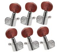 WESIEVYA 6juego Clavijas De Afinación Para Guitarra Engranajes Sellados Para Guitarras Acústicas y Eléctricas Precisión y Estabilidad La Afinación Ónix