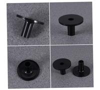 WESIEVYA 8piezas Soportes De Plástico Para Platillos De Batería Fundas Para Platillos De Percusión Accesorios Para Instrumentos Musicales Negro