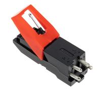 WESIEVYA Aguja Fonógrafo Aluminio para Tocadiscos y Reemplazo de Agujas Vinilo Compatible con Giradiscos Vintage