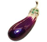 WESIEVYA Alfiler Fácil de Colocar de Berenjena de Cobre para Mujer y Que Previene Miradas Accesorio Elegante y Único para Bufandas y Abrigos en Fiestas y Compromisos
