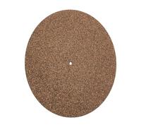 WESIEVYA Alfombrilla De Corcho Para Tocadiscos De Mat Antideslizante Para Discos De Vinilo Reduce Vibraciones y Ruidos Fácil De Instalar Compatible Gramófonos