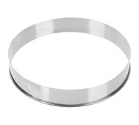 WESIEVYA Anillo para Pastel Multifunción de Acero Inoxidable Resistente al Desgaste Alta Resistencia Temperatura y Fácil Limpieza para Repostería y Pizza