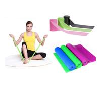 WESIEVYA Bandas de Resistencia de Látex para Rehabilitación Física y Entrenamiento, Diseño Compacto Enrollable, Color Rosa, Ideales para Piernas y Rodillas en Exteriores