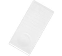 WESIEVYA Bandeja de Cristal para Extensión de Pestañas Superficie Lisa y Soporte para Pegamento Adecuado para Aplicación y Grafting de Pestañas Postizas