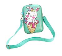 WESIEVYA Bandolera Unicornio De Dibujos Animados para Niñas Mochila Cruzada Diseño De Unicornio Bolsa De Hombro para Niño Niña para Uso Diario y Ocasiones Especiales