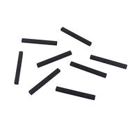 WESIEVYA Barra de Goma Magnética para Pastilla de Guitarra Eléctrica, 8 Unidades, 62 X 6 X 5 Mm, Negra, Núcleo de Níquel-cobalto Magnetizado, Accesorio para Pastillas Humbucker, Tono