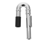 WESIEVYA Boquilla Manual Para Flauta Travesera Plateada Duradera y Práctica Accesorio De Instalación Sencilla Compatible Con Flauta Tenor Para Uso Prolongado