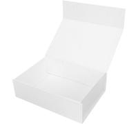WESIEVYA Caja con Tapa de Cierre Magnético Multiusos y Protectora para Cumpleaños y San Valentín Caja Plegable de Cartón Industrial de Color para Dulces y Galletas