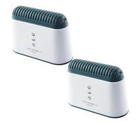 WESIEVYA Caja Desodorante Reutilizable de Carbón Activado 2 Unidades Pp para Frigorífico y Congelador Neutralizador Olores Hogar Cocina