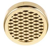 WESIEVYA Caja Humidificadora Redonda para Humidor Humidificador Reutilizable Dorado para Piezas de Humidificar Cigarros Accesorio para Mantener Humedad Constante en Humidores Uso