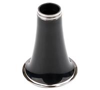 WESIEVYA Campana de Clarinete Negra Accesorio Esencial para Instrumentos Musicales de Plástico Portátil y Fácil de Almacenar para Principiantes y Músicos Profesionales