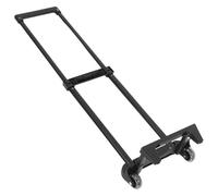 WESIEVYA Carrito de Mano Plegable Ruedas y Mango Ergonómico de Aleación de Aluminio, Adecuado para Compras, Mudanzas y Transporte Compacto en Espacios Pequeños