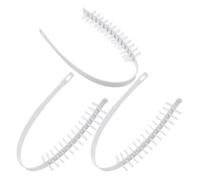 WESIEVYA Cepillo de Limpieza para Lavadora Blanco 3piezas Cerdas de Nylon y Pp, Limpiador para Suciedad Interior, Adecuado para Mantenimiento de Electrodomésticos