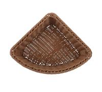 WESIEVYA Cesta Triangular de Esquina para Armario Almacenamiento Estable y Seguro, Material Plástico, Diseño Decorativo y Moderno, Adecuado para Maximizar Espacio en Closet
