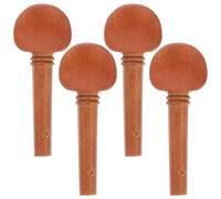 WESIEVYA Clavijas de Afinación para Violín 4 Piezas de Material Sintético Compatibles Violines 3/4 y 4/4, Accesorio Estable para Preservar la Cabeza del Instrumento