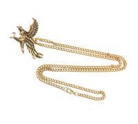 WESIEVYA Collar de Cadena Metálica con Colgante de Águila Vintage para Hombre Joyería de Libertad y Fuerza Diseño Resistente al Accesorio Elegante para Uso Diario