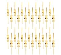 WESIEVYA Conectores de Cadena de Cuentas para Lámparas de Araña 200 Piezas, Clips Metálicos Octogonales Dorados para Proyectos de Bricolaje en Hogar