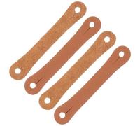 WESIEVYA Controlador de Baquetas de Cuero Sintético Juego de 4 Clips Antideslizantes para Práctica de Bateristas Principiantes Soporte para Dedos y Correas Duraderas Color Aleatorio