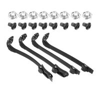 WESIEVYA Correa para Patines Hebilla Ajustable y Tornillos Incluidos Juego de 4 Piezas para Zapatos de Patinaje en Línea Accesorios de Sujeción Resistentes y Aplicables para Deportes al