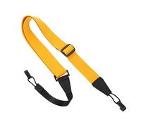 WESIEVYA Correa Para Ukelele De Tela Sin Perforación, Color Amarillo Limón, Correa Sencilla y Duradera Para Uso Práctico Instrumentos De Cuerda