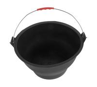 WESIEVYA Cubo de Almacenamiento para Obra Pequeño 30x17,5 Cm, Cubo de Construcción de Goma Reforzada, Resistente y Anticaída, Asa Cómodo para Limpieza y Cementos, Uso Estilo Aleatorio