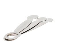 WESIEVYA de Herramientas de Reparación Kit de 3 Piezas Acero Inoxidable para Flauta y Piccolo Almohadillas de Cuero para Mantenimiento Profesional y Aficionados