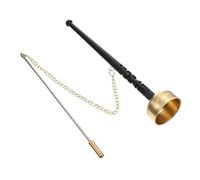 WESIEVYA Delicate Yin Qing Temple Bell for Meditation and Rituals Buddhist Musical Instrument for Home and Temple Use