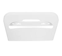 WESIEVYA Dispensador Blanco de Inodoro de Plástico de para Fundas Asiento Gran Capacidad y Diseño Minimalista Moderno y Almacenamiento Multiuso para Baño