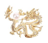 WESIEVYA Dragon Pin Suit Decorative Brooch Chinese Style Zodiac Brooch for Men and Women Elegant Dragon Design for Special Occasions