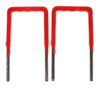 WESIEVYA Escalera de Plástico de Acero al Carbono para Pozo de Inspección, 2 Unidades, Resistente Corrosión Desgaste, Peldaños Antideslizantes para Pozos de Agua, Piscinas y Obras